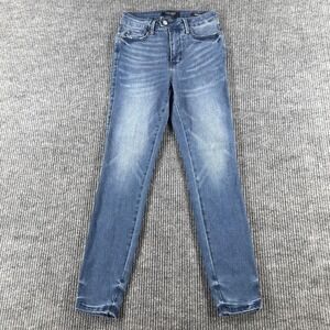 Judy Blue Skinny Fit Jeans Juniors 3/26 Blue Medium Wash Mid Rise Stretch Denim